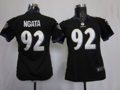 Jerseys Factory Cheap Nike Ravens #92 Haloti Ngata Black Alterna