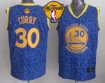 Jerseys Factory Cheap Warriors #30 Stephen Curry Blue Crazy Ligh