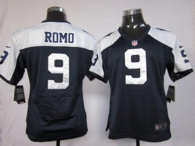 Jerseys Factory Cheap Nike Cowboys #9 Tony Romo Navy Blue Thanks