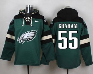 Jerseys Factory Cheap Nike Eagles #55 Brandon Graham Midnight Gr