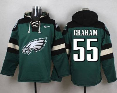 Jerseys Factory Cheap Nike Eagles #55 Brandon Graham Midnight Gr