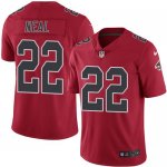 Jerseys Factory Cheap Nike Falcons #22 Keanu Neal Red Men's Stit