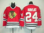 Jerseys Factory Cheap Blackhawks #24 Martin Havlat Red CCM Throw