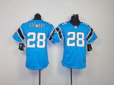 Jerseys Factory Cheap Nike Panthers #28 Jonathan Stewart Blue Al