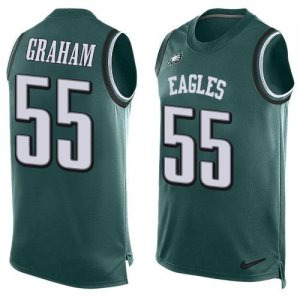 Jerseys Factory Cheap Nike Eagles #55 Brandon Graham Midnight Gr