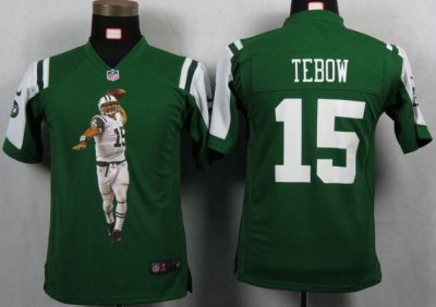 Jerseys Factory Cheap Nike Jets #15 Tim Tebow Green Team Color Y