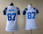 Jerseys Factory Cheap Colts #87 Reggie Wayne White Women's Field