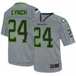 Jerseys Factory Cheap Nike Seahawks #24 Marshawn Lynch Lights Ou