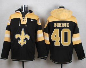 Jerseys Factory Cheap Nike Saints #40 Delvin Breaux Black Player
