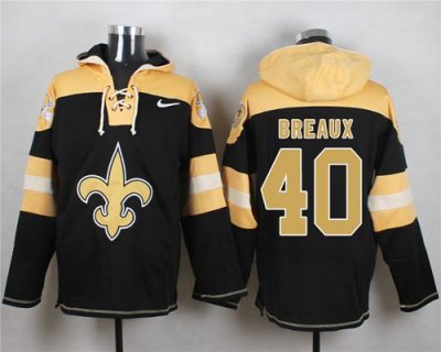 Jerseys Factory Cheap Nike Saints #40 Delvin Breaux Black Player