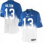 Jerseys Factory Cheap Nike Colts #13 T.Y. Hilton Royal Blue/Whit