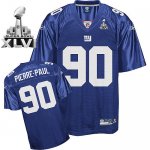 Jerseys Factory Cheap Giants #90 Jason Pierre-Paul Blue Super Bo