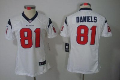 Jerseys Factory Cheap Nike Texans #81 Owen Daniels White Women's