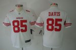 Jerseys Factory Cheap Nike 49ers #85 Vernon Davis White Youth Em