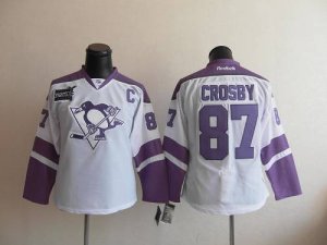 Jerseys Factory Cheap Penguins #87 Sidney Crosby Women's Thanksg