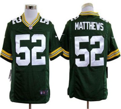 Jerseys Factory Cheap Nike Packers #52 Clay Matthews Green Team