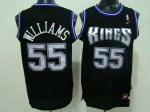 Jerseys Factory Cheap Kings #55 Jason Williams Stitched Black NB