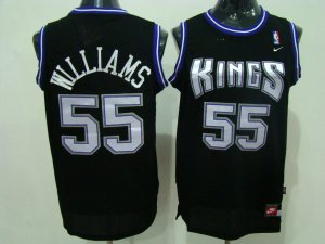 Jerseys Factory Cheap Kings #55 Jason Williams Stitched Black NB