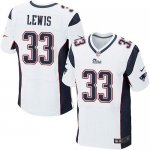 Jerseys Factory Cheap Nike Patriots #33 Dion Lewis White Men's S