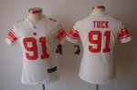 Jerseys Factory Cheap Nike Giants #91 Justin Tuck White Women's