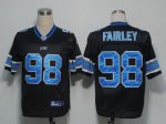 Jerseys Factory Cheap Lions #98 Nick Fairley Black Stitched NFL