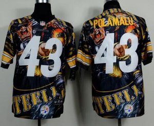 Jerseys Factory Cheap Nike Steelers #43 Troy Polamalu Team Color
