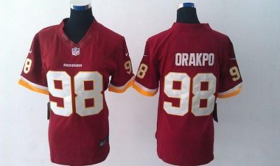 Jerseys Factory Cheap Nike Redskins #98 Brian Orakpo Burgundy Re
