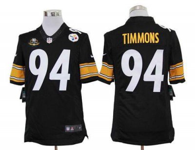 Jerseys Factory Cheap Nike Steelers #94 Lawrence Timmons Black T