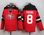 Jerseys Factory Cheap Nike 49ers #8 Steve Young Red Player Pullo