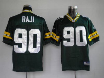 Jerseys Factory Cheap Packers #90 B.J. Raji Green Stitched NFL J