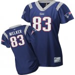 Jerseys Factory Cheap Patriots #83 Wes Welker Blue Women's Field