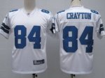 Jerseys Factory Cheap Cowboys #84 Patrick Crayton White Stitched