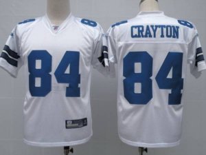 Jerseys Factory Cheap Cowboys #84 Patrick Crayton White Stitched