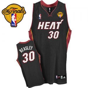 Jerseys Factory Cheap Heat #30 Michael Beasley Black Finals Patc