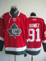 Jerseys Factory Cheap Canadiens #91 Scott Gomez Embroidered Red