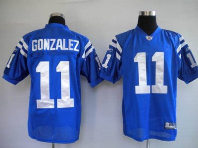 Jerseys Factory Cheap Colts #11 Anthony Gonzalez Blue Stitched N