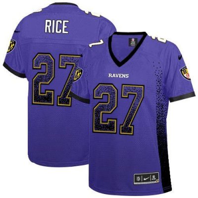 Jerseys Factory Cheap Nike Ravens #27 Ray Rice Purple Team Color