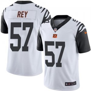 Jerseys Factory Cheap Nike Bengals #57 Vincent Rey White Men's S