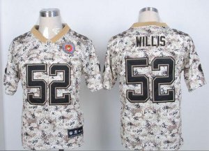 Jerseys Factory Cheap Nike 49ers #52 Patrick Willis Camo USMC Me