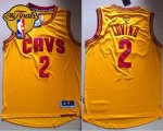 Jerseys Factory Cheap Cavaliers #2 Kyrie Irving Yellow Alternate