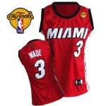 Jerseys Factory Cheap Heat #3 Dwyane Wade Finals Patch Red Women