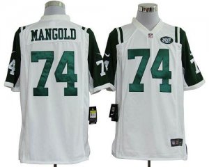 Jerseys Factory Cheap Nike Jets #74 Nick Mangold White Men's Emb