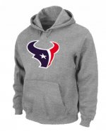 Jerseys Factory Cheap Houston Texans Logo Pullover Hoodie Grey