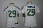 Jerseys Factory Cheap Nike Seahawks #29 Earl Thomas White Women'