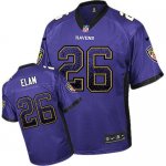 Jerseys Factory Cheap Nike Ravens #26 Matt Elam Purple Team Colo