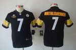 Jerseys Factory Cheap Nike Steelers #7 Ben Roethlisberger Black
