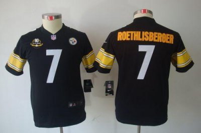 Jerseys Factory Cheap Nike Steelers #7 Ben Roethlisberger Black