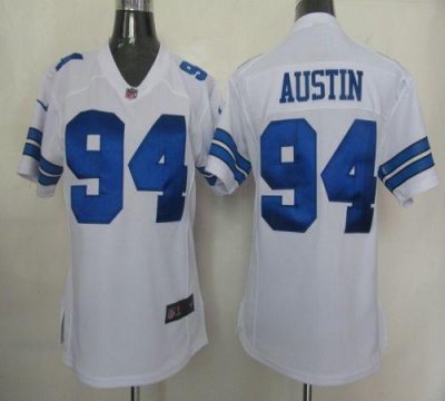 Jerseys Factory Cheap Nike Cowboys #94 DeMarcus Ware White Women