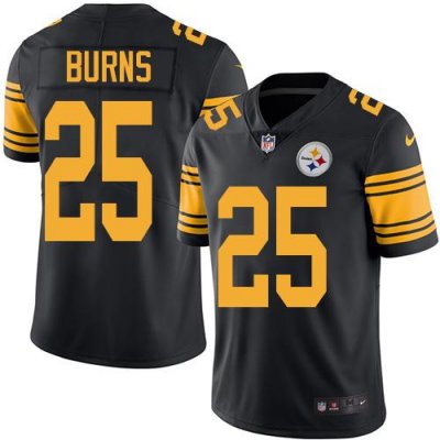 Jerseys Factory Cheap Nike Steelers #25 Artie Burns Black Men's
