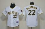 Jerseys Factory Cheap Pirates #22 Andrew McCutchen White Cool Ba